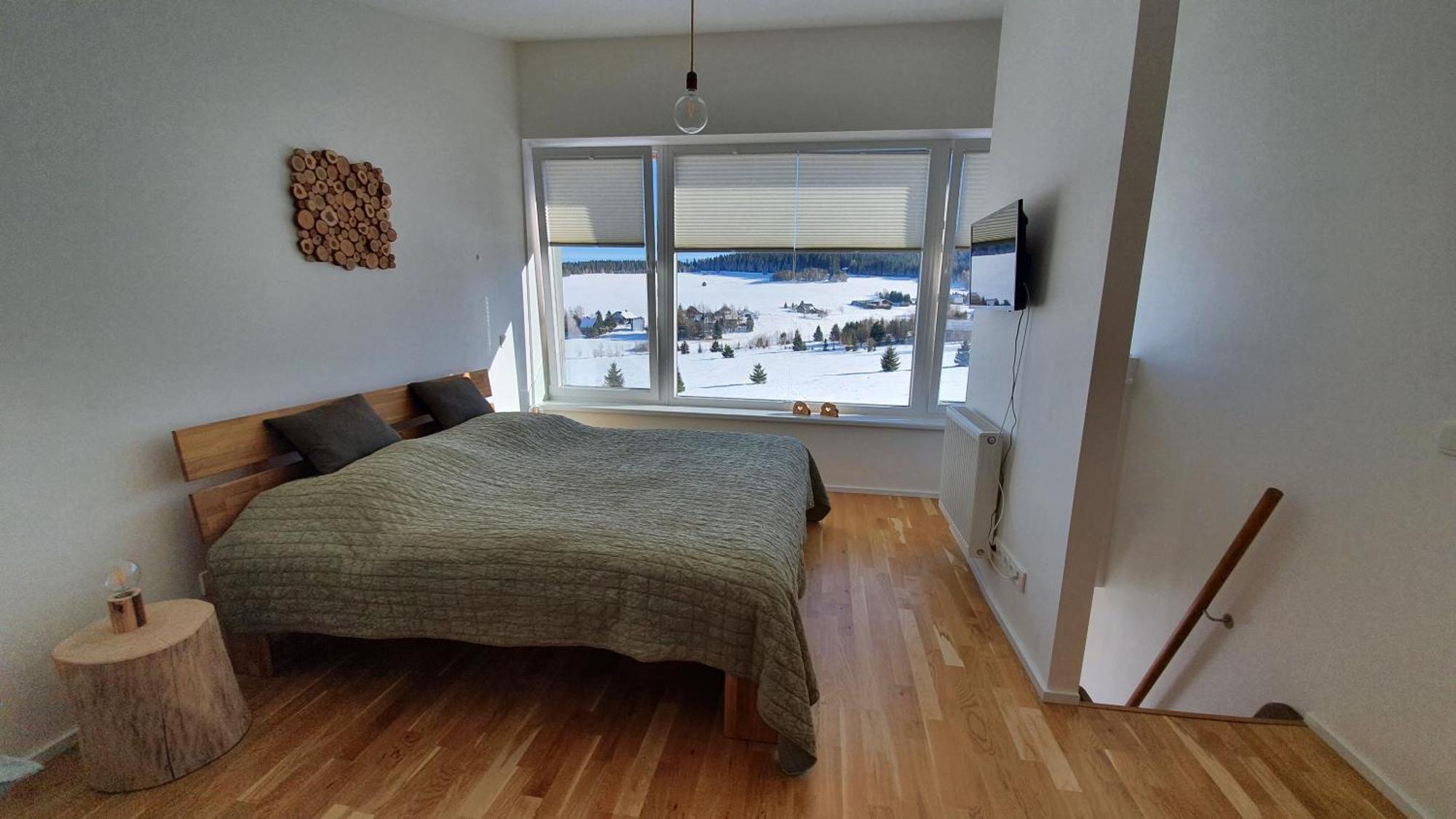 Mezonetovy Apartman Se Dvema Balkony A Vyhledem Loučná pod Klínovcem Eksteriør bilde